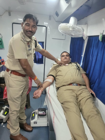 सोनीपत पुलिस रक्तदान शिविर गोहाना 2